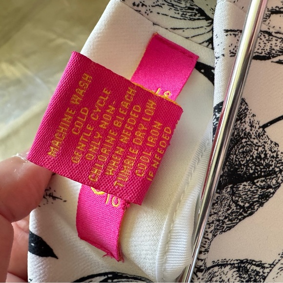 Catherine Malandrino Bird Tropical Print Pencil Skirt Size 6 - Picture 6 of 7